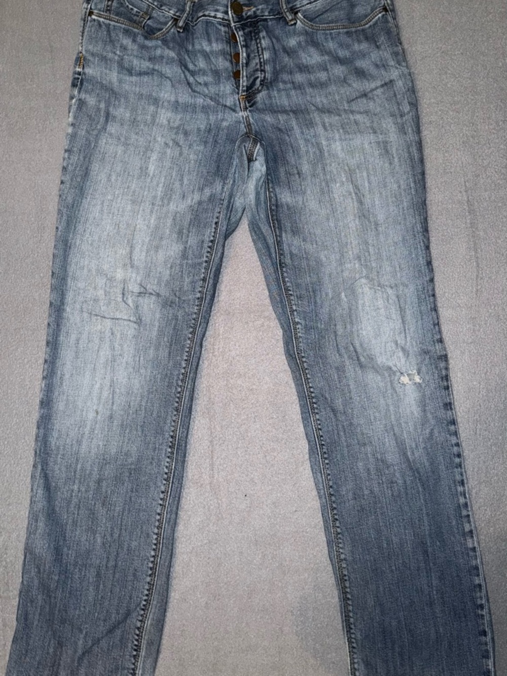 Eddie Bauer Straight Jeans - Light Blue Wash